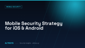 Mobile Security Strategy for iOS & Android — Altrixys security insights